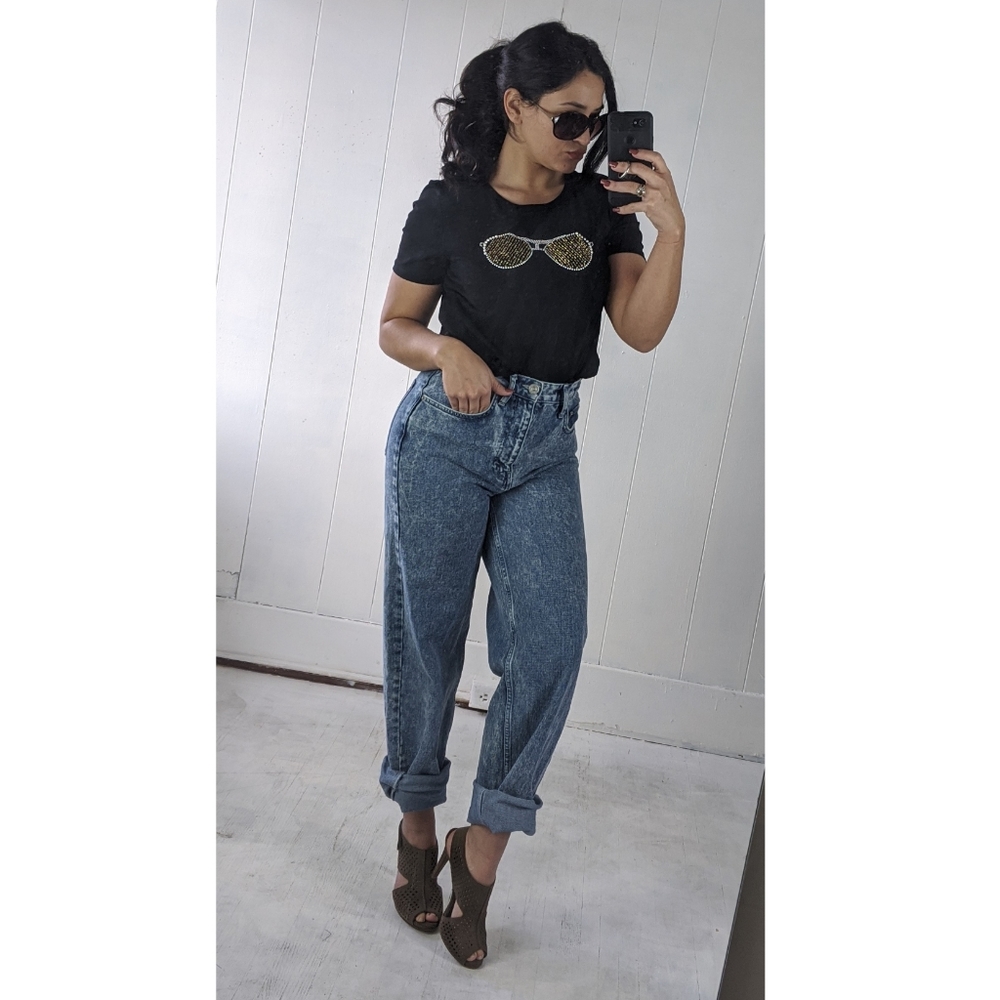Black Karl Lagerfeld shirtsleeve tee shirt